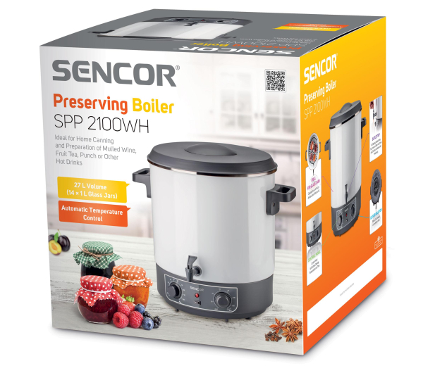 SENCOR GARNEK DO PASTERYZACJI SPP 2100WH - 1391429 - zdjęcie 6